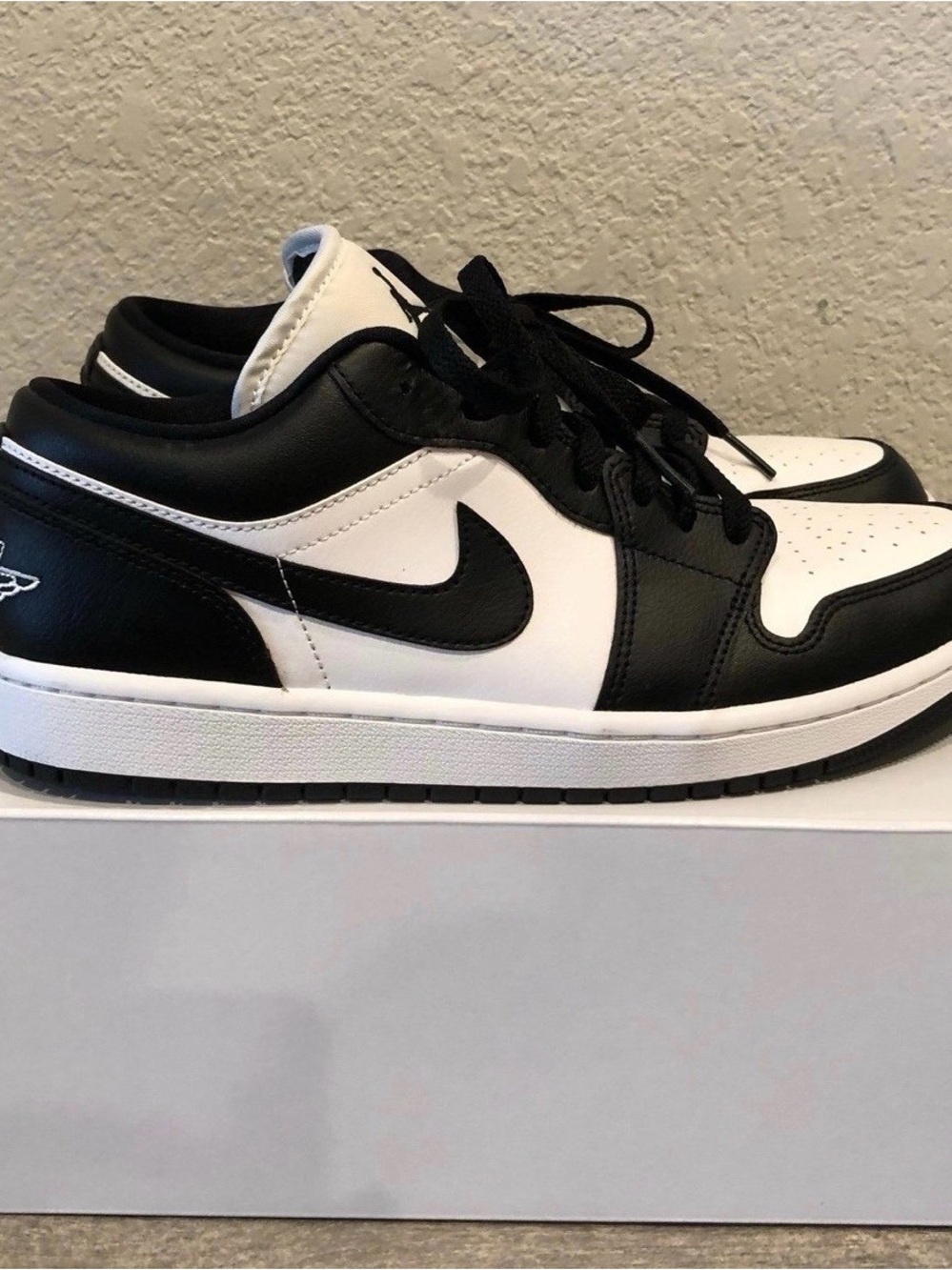 Air Jordan 1 Low Panda Black White Sneakers Women Size 10.5